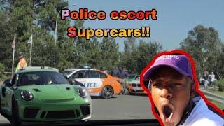 Insane Carbon Black Supercar Meet Gets SHUT DOWN by Police - Must Watch!