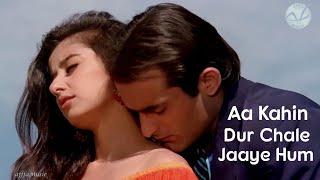 Aa Kahin Dur Chale Jaaye Hum | 4K Video | Akshay Khanna | Manisha Koirala |HD Audio | Alka Y|Udit N