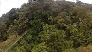 Ziplining in Monteverde, Costa Rica with 100% Aventura