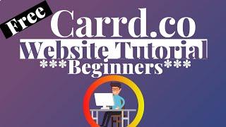 CARRD TUTORIAL | How To Create A Free Carrd.co Website for Beginners