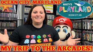 My Trip to the Ocean City, Maryland Arcades! SPORTLAND, FUN CITY, MARTYS PLAYLAND!