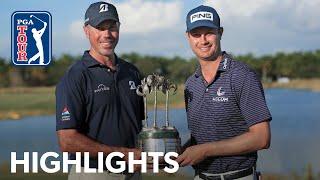 Harris English and Matt Kuchar’s winning highlights from QBE Shootout 2020