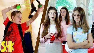 Noah's Perfect Party Battle! Sis vs Bro vs Friends | SuperHeroKids