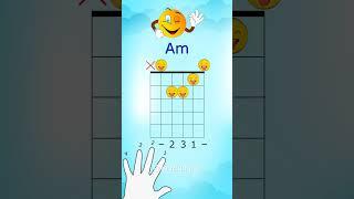 IT`S SIMPLE | GUITAR LESSONS FOR KIDS | CHORD Am | #shorts