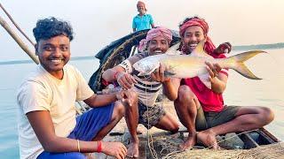 সুন্দরবন নদীতে মাছ ধরতে গিয়ে খাসির মাংস রান্না করে খেলাম ও বড় ছেলে মাছের দেখা পেলাম!!!​⁠