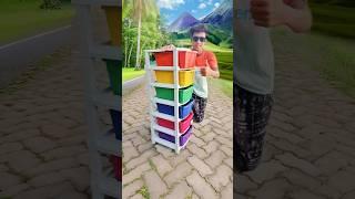6 compartments plastic chest of drawers unboxing 