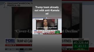 Trump team releases brutal ad claiming Kamala Harris ‘was in on’ Biden’s fallout #shorts