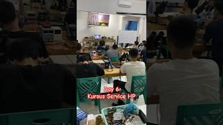 Hari ke 6, kelas kursus service hp android n iphone .. Oktober 2023