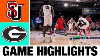 #22 St. John's vs Georgia Highlights | NCAA Men's Basketball | 2024 College Basketball