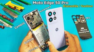 Moto Edge 50 Pro Full Disassembly / Teardown | Processor | Battery | Camera | Charging Pin Board