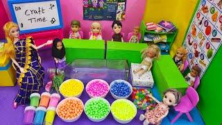 எல்லாரும் சேர்ந்து Bottle craft பண்ண போறோம்/Barbie show tamil