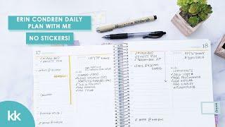 Erin Condren Daily Duo Plan With Me Pen Only, Functional Planning Without a Kit No Planner Stickers!