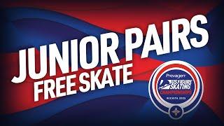 Junior Pairs Free Skate | 2025 Prevagen U.S. Figure Skating Championships