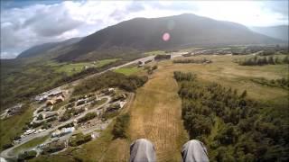 Paragliding Myrkdalen Voss september 2014