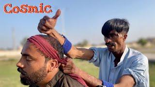 ASMR || COSMIC PAKISTANI HEAD AND BACK MASSAGE MAKES ME STAR 