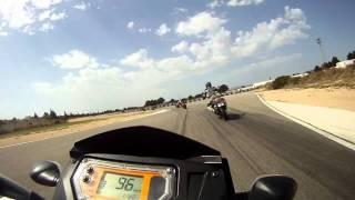 BMW R 1200 GS Adventure on Calafat circuit
