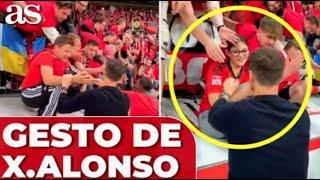 El GESTO de XABI ALONSO con los FANS del LEVERKUSEN