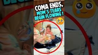 Miracle Moment Boy Awakens From 16 Day Coma  #shorts