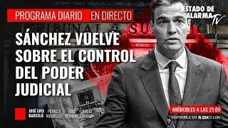 Sánchez vuelve sobre el control de poder Judicial