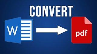 How to convert Word to PDF