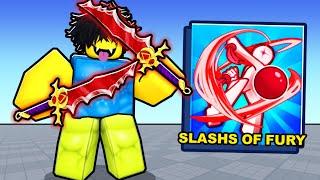 Unlocking "SLASHES OF FURY ABILITY" And Destroying NOOBS in Roblox Blade Ball