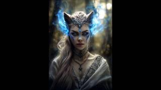 Enchanting Spirit | Mystical Wolf Character Animation in AI #fantasyart #aianimation #mystical