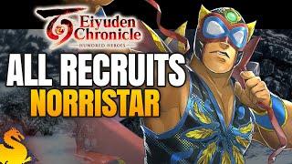 All Recruits (Norristar) Part 6 - EIYUDEN CHRONICLE 100 HEROES