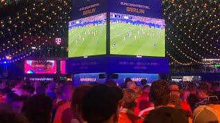 Fans reactions on Italy vs Croatia / Austrian party - UEFA Euro2024 Berlin, Germany.