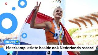 Anouk Vetter wint zilver voor Nederland op WK atletiek