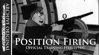 Position Firing | B-17 Gunner Training Film (1944)