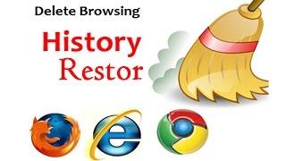 how to restore deleted browsing history and bookmark