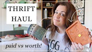 Thrifted Decor Haul | What I Paid Thrifting VS What It's Worth