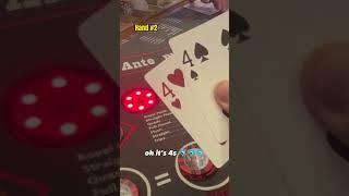 $100 Challenge Ultimate Texas hold'em #casino #poker #vegas #UTH #ultimatetexasholdem