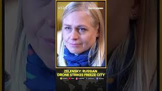 Zelensky Says 100,000 Without Heat In Ukrainian City After Russian Drone Attack