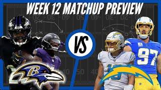 Baltimore Ravens vs Los Angeles Chargers | Week 12 Preview