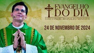 EVANGELHO DO DIA 24/11/2024 | Jo 18, 33b - 17 | @PadreManzottiOficial