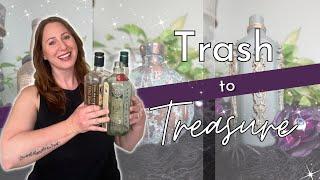 Trash to Treasure // Halloween potion/poison Bottles