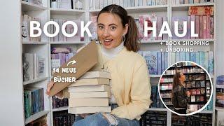 BOOK HAUL & SHOPPING | 14 new books from bookstores, unboxing & Leipzig Book Fair