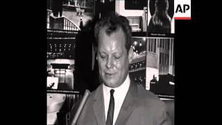 CAN 195 INTERVIEW WITH MAYOR OF WEST BERLIN, WILLY BRANDT AT THE WORLD FAIR