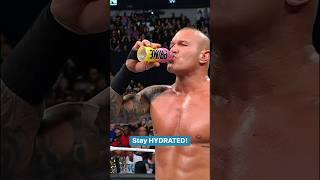 Randy Orton Drinks PRIME Hydration and pours over KSI at WWE #drinkprime #ksi #loganpaul #wwe