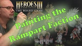 Painting the Rampart Faction - Heroes of Might & Magic III - The Board Game