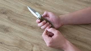 Rosyjski nóż typu motylek balisong NOKS / HOKC ROMUL - recenzja