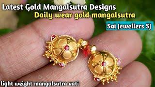 Gold Mangalsutra Designs/Sai Jewellers SJ mangalsutra designs @saijewellerssj16