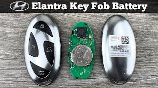 How To Change 2024 Hyundai Elantra Fob Key Battery - DIY Replace Replacement Remote Batteries