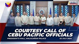 Courtesy Call of Cebu Pacific Officials 7/02/2024