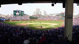 "Go cubs go, go cubs go." - at Wrigley Field, April 2017