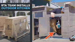 Our Team Makes Building an Outdoor Kitchen Look Easy (Because it is)