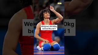 Vinesh Phogat Disqualified  | Paris Olympic 2024 | #shorts #vineshphogat #wrestling #olympics