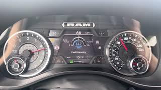 2025 Ram 1500 SST Big Horn 3.0 Liter Twin Turbo Hurricane 0-60 mph 0-100 km Sport Mode