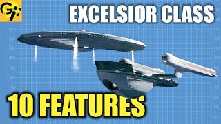 10 Features of the Excelsior Class In Star Trek